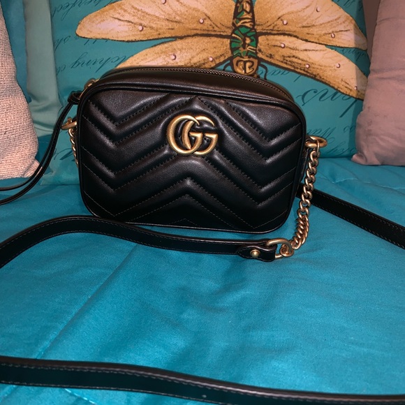 Gucci Handbags - Aunthentic Gucci GG Marmont Matelassé MINI